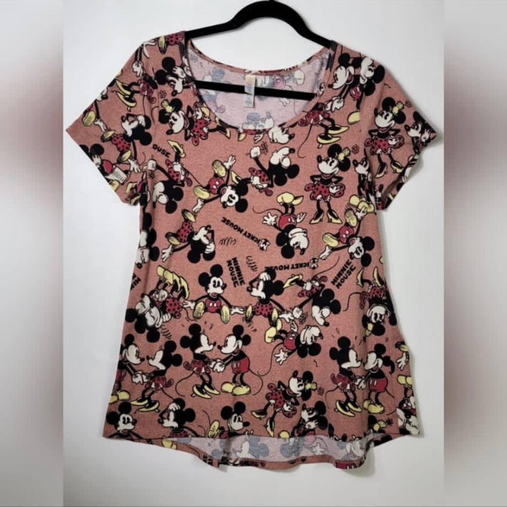 LulaRoe Mickey Mouse Top Sz M